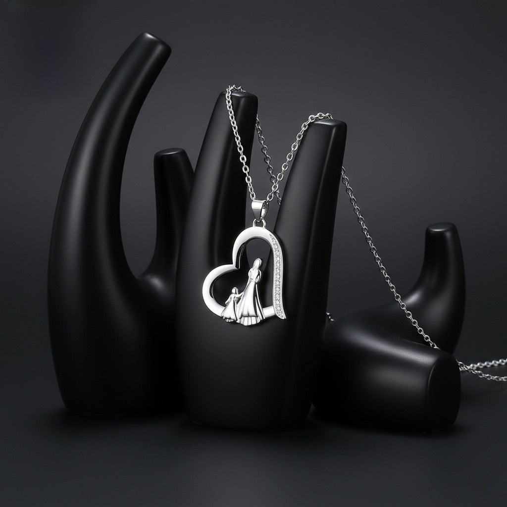 Collar en forma de corazón