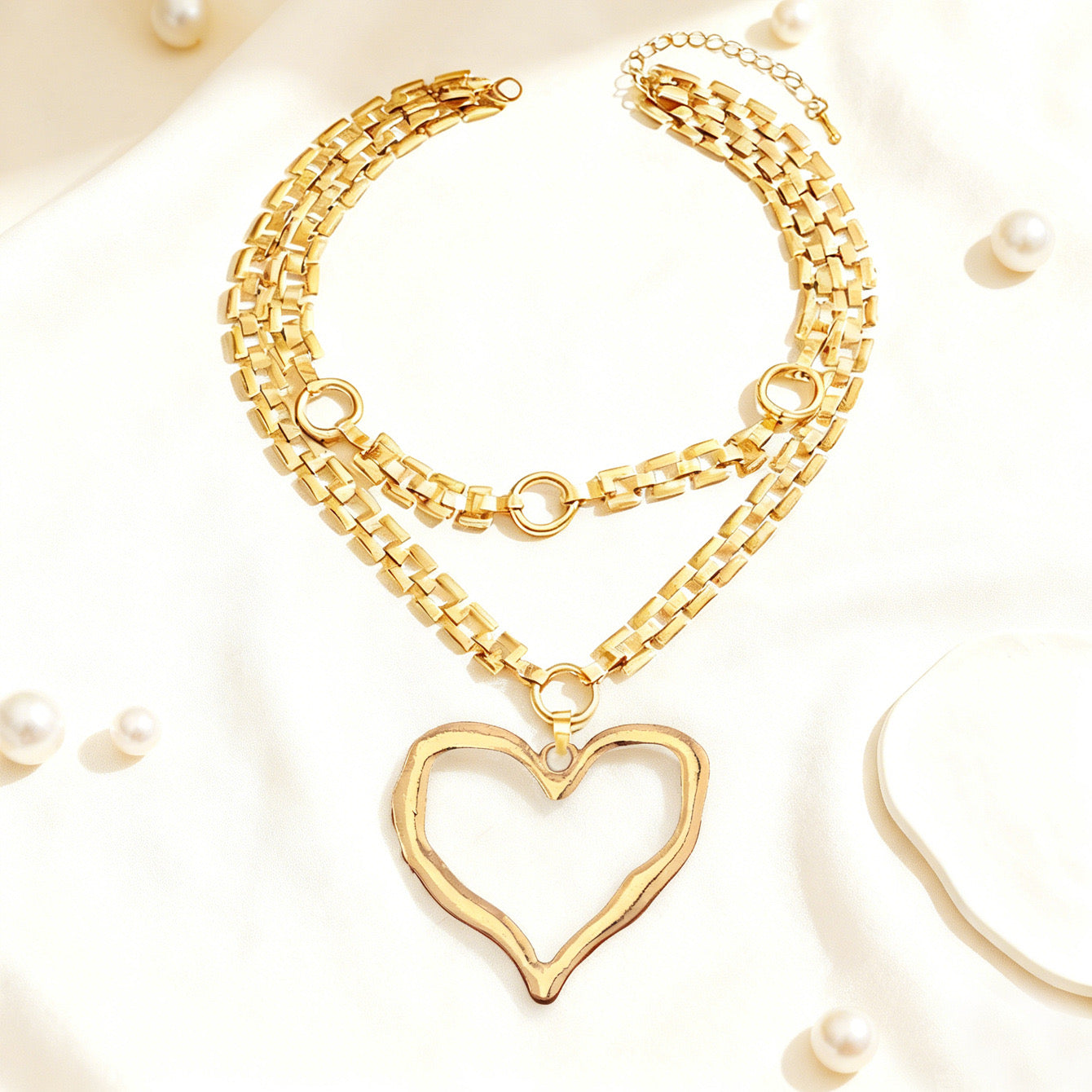 Collar corazón