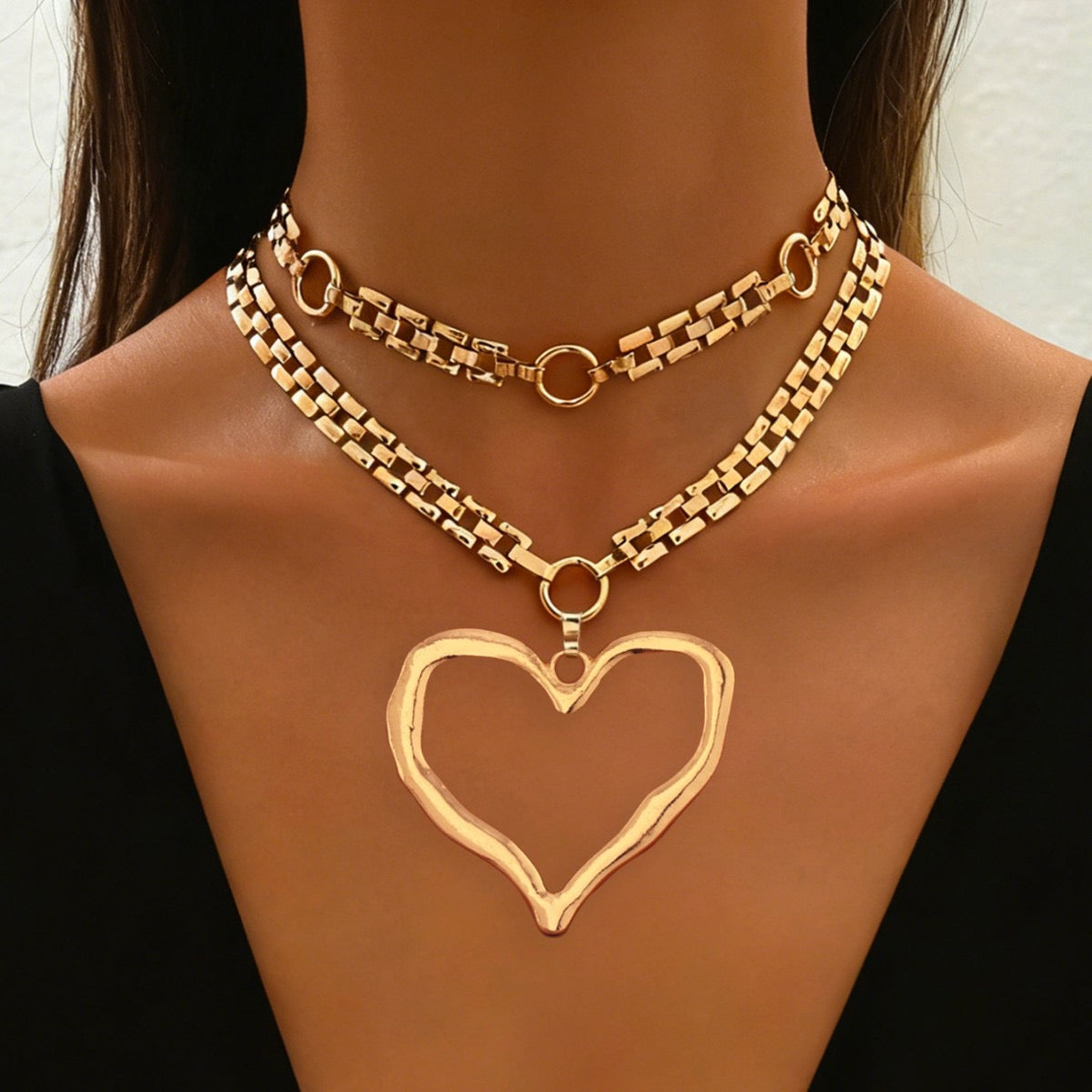 Collar corazón